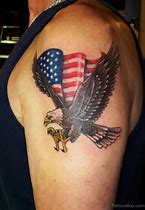 Image result for Eagle Flag Tattoo