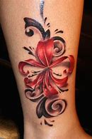 Image result for Lily Flower Tattoos On Wrist