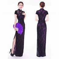 Image result for Chinese Purple Cheongsam