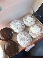 Image result for Chocolate Bavarian Cream Donut