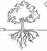 Image result for Tree Roots Clip Art Black and White