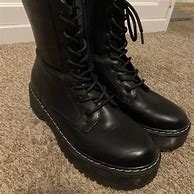 Image result for Platform Combat Boots