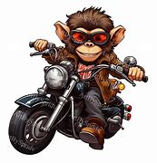 Image result for Monkey Riding a Motorcycle Pixel Art