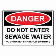 Image result for Do Not Enter Water Sign