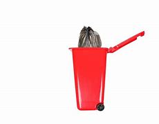 Image result for Red Trash Can