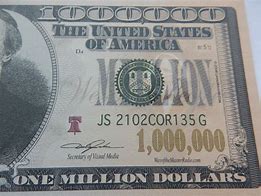 Image result for Authentic Million Dollar Bill