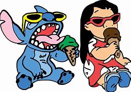 Image result for Paper Cut Colourful Lilo and Stitch