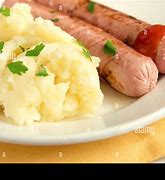 Image result for Mash Potatoes Sausage Drawing