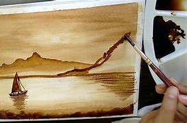 Image result for Coffee Art Painting Nature