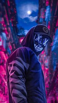 Image result for Neon Purge Mask Wallpaper