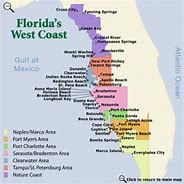 Image result for Florida's West Coast Map