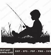 Image result for Baby Boy Fishing SVG