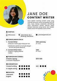 Image result for Format CV Bahasa Indonesia