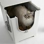 Image result for Covered Cat Litter Box