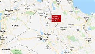 Image result for Maps Indicating Rocket Attacks in Iraq