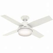 Image result for White Ceiling Fan with Light and Remote