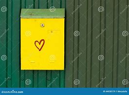 Image result for Yelllow Mail Box