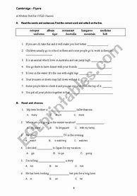 Image result for Flyers Worksheets.pdf