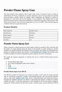 Image result for Powder Flame Spray