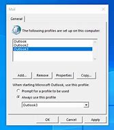 Image result for Outlook New Profile