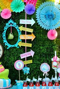 Image result for Alice in Wonderland Party Ideas