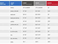 Image result for Bodysuit Size Chart