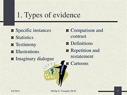 Image result for Evidence Meaning