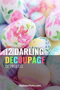 Image result for Decoupage Projects