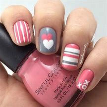 Image result for Simple Valentine's Nail Art