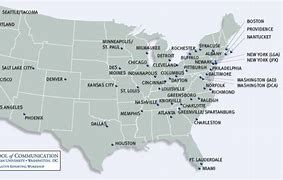 Image result for Major US Airports Map