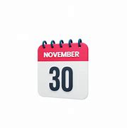 Image result for November 30 Calendar PNG