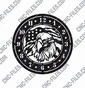 Image result for Eagle Clock DXF