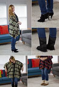 Image result for Poncho with Flannel Lining