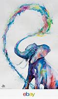 Image result for Elephant Spraying Water Drawing