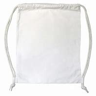 Image result for White Organic Cotton Canvas Drawstring Bag