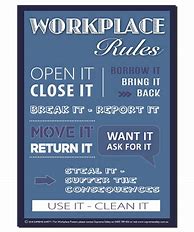 Image result for Workplace Rules