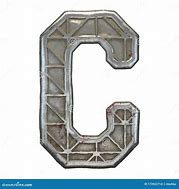 Image result for Metal Letter C