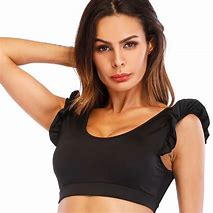 Image result for Short Hair Sports Bra