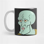 Image result for Handsome Squidward Mug