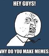 Image result for Y U No Say Anything Meme