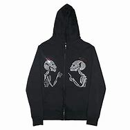 Image result for Skeleton Zip Up Hoodie