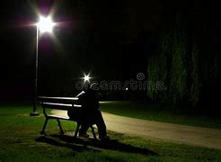 Image result for Lonely Man Black Background Night