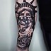 Image result for 2 Flag Tattoo