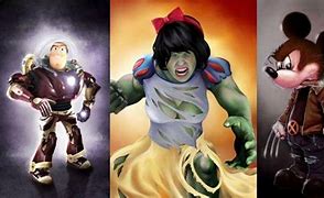 Image result for Disney Marvel Mashup