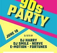 Image result for 80s/90s Party Flyer