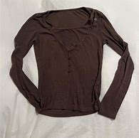 Image result for Brown Y2K Shirt