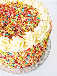 Image result for fruity pebbles cake