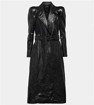 Image result for Balenciaga Leather Trench Coat