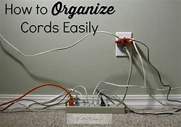 Image result for Organize Cords Under Desk