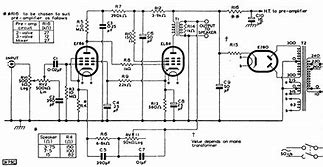 Image result for Tube Amplifier Schematic